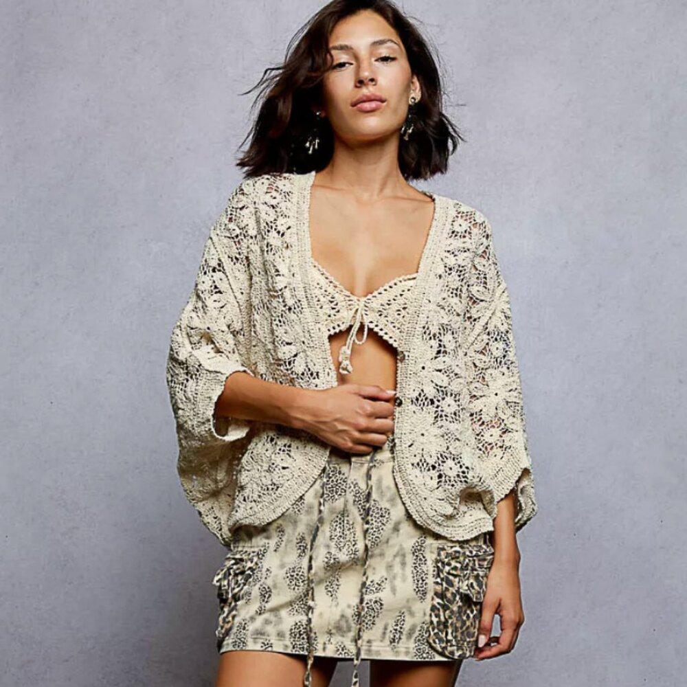 POL CROCHET CARDIGAN